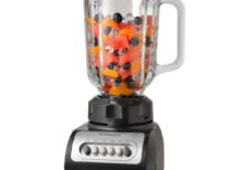 4-Speed + Pulse Blender Black Glass Jar 50 oz