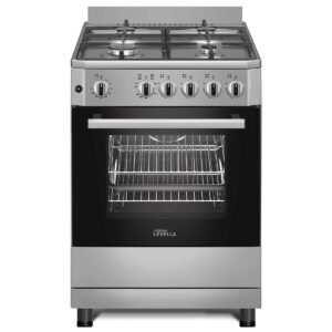 24" Gas Range Silver