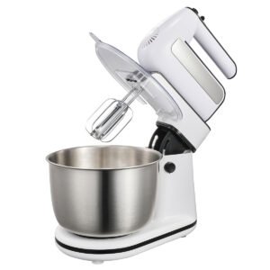 2-in-1 Stand & Hand Mixer White