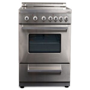 24" 4 Burners Freestanding Electric Stove