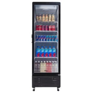 10.0 sq ft Single Door Display Refrigerator